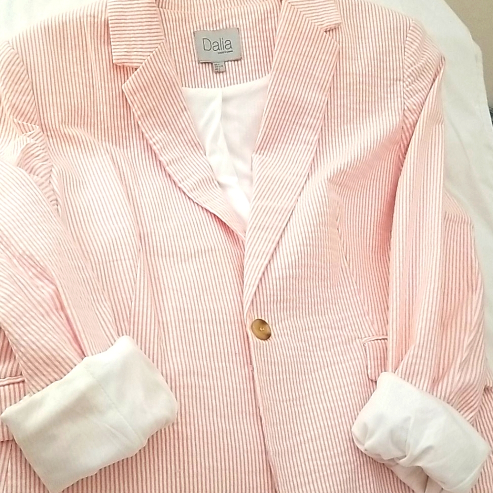 Dalia  Jacket red/white stripe